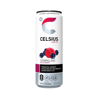 Celsius Sparkling Mixed Berry 12 oz., 889392000320