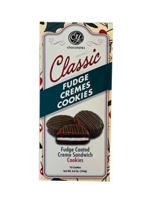 CY Chocolates Fudge Cream Cookies, 10 ct., CYC7130W