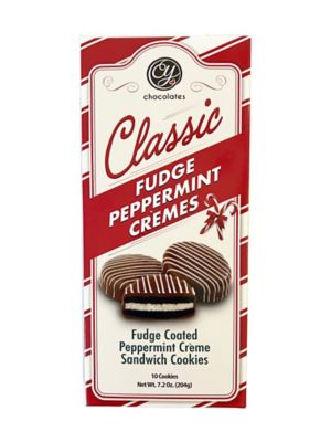 CY Chocolates Fudge Peppermint Cream Cookies, 10 ct., CYC7129W