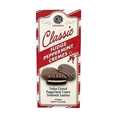 CY Chocolates Fudge Peppermint Cream Cookies, 10 ct., CYC7129W