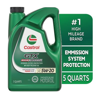 Castrol 5 qt. 5W-20 GTX High Mileage Oil