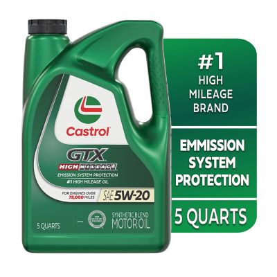 Castrol GTX High Mileage 5W-20, 5QT