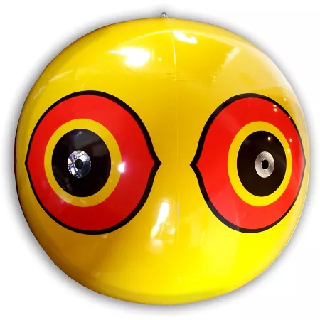 Bird-X Scare Eye Yellow Inflatable Bird Chaser 15 in. Scarecrows & Decoys