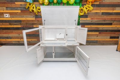 Image showing  2-Story Indoor/Outdoor Modern High Rise Rabbit Hutch, 53 in. x 26 in. x 54 in.