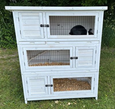 Three tier rabbit hutch sale