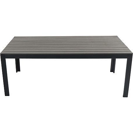 Hanover Tucson 40 in. x 78 in. Outdoor Dining Table
