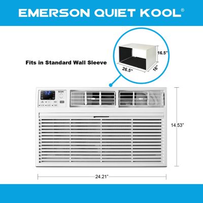 Emerson Quiet Kool 10,000 BTU 230V Through-The-Wall Air Conditioner ...