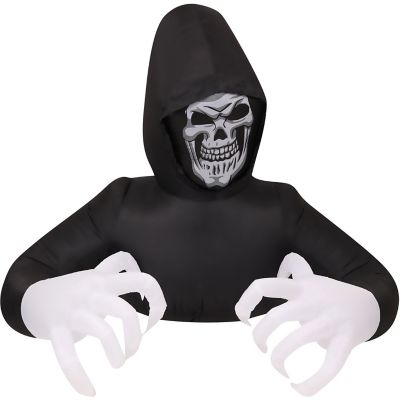 Haunted Hill Farm 4.9-Ft. Inflatable Pre-Lit Grim Reaper