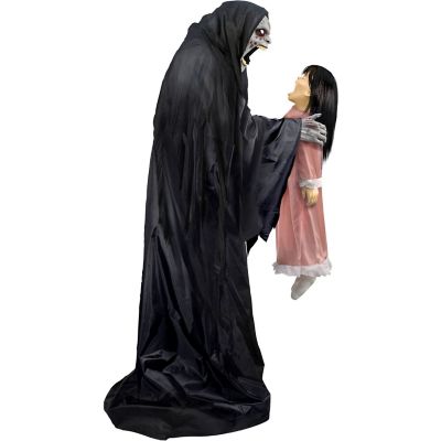 Haunted Hill Farm 74.5 in. Soul Sucker Halloween Animatronic, Plug-In or Battery Operated