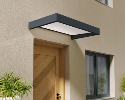 Image showing  5 ft. x 3 ft. Sophia 1600 Awning, Gray/Mist