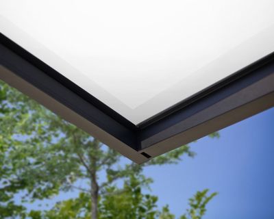 Image showing  5 ft. x 3 ft. Sophia 1600 Awning, Gray/Mist