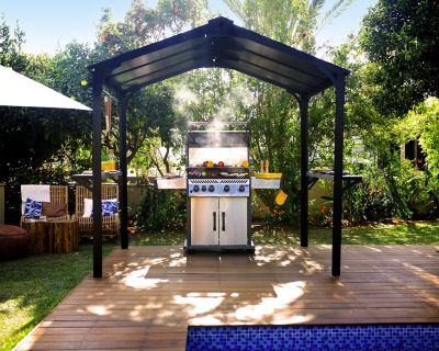 Image showing  6 ft. x 8 ft. Austin Grill Gazebo