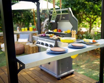 Image showing 7 th Canopia by Palram 6 ft. x 8 ft. Austin Grill Gazebo