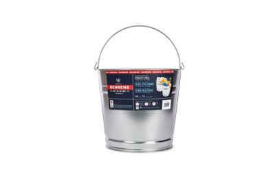Pail Galvanized Household Type, 14 qt.