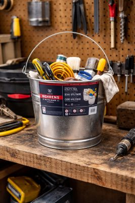 Image showing 3 th Pail Galvanized Household Type, 14 qt.