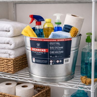 Image showing 5 th Pail Galvanized Household Type, 14 qt.