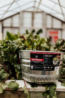 1-Bushel Galvanized Sheet Steel Utility Basket at Tractor Supply Co.