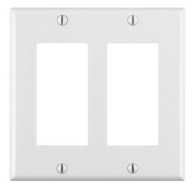 Decora Wallplate Decora 2-Gang White