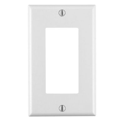 Decora Wallplate Decora 1-Gang White