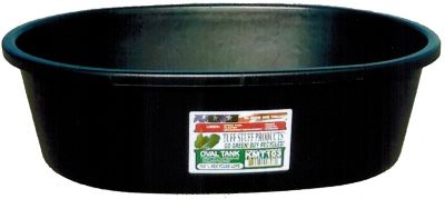 Fortex Black Rubber Pan Feeder 4 qt - Sweet Cypress Ranch, Inc