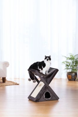 Image showing  X-tra Fun Kitty Center Cat Furniture Scratcher Hideaway 7336