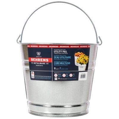 Behrens 8 qt. Galvanized Steel Pail