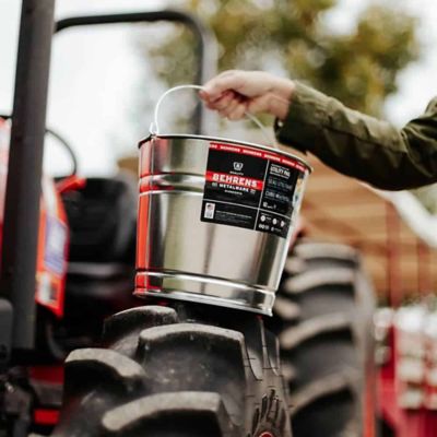 Image showing  10 qt. Galvanized Sheet Steel Household Pail