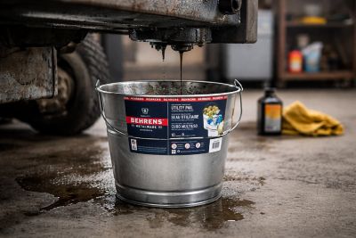 Image showing  10 qt. Galvanized Sheet Steel Household Pail