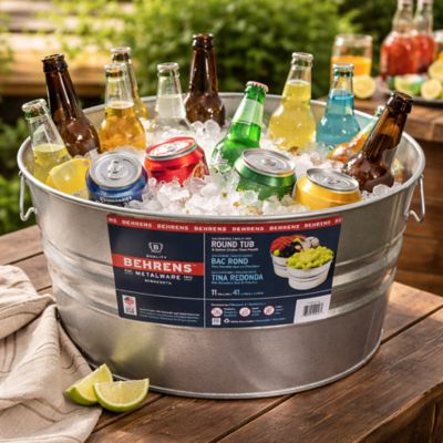 Image showing Tub Wash 10 1/2 Galvanized