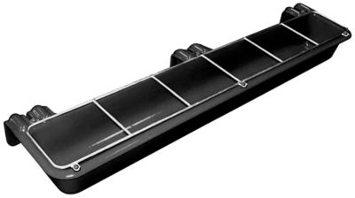 Image showing  9 qt. Hookover Goat Trough Feeder, Black