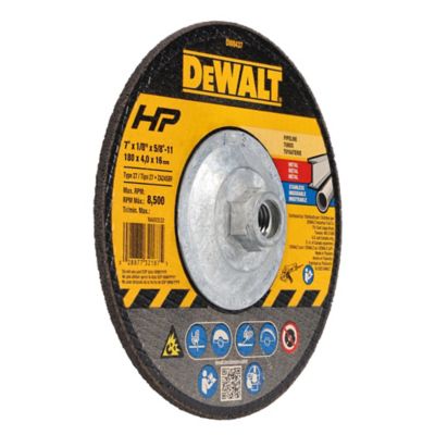 Image showing  7 x 1/8 in. Metal Grinding Wheel with Hub