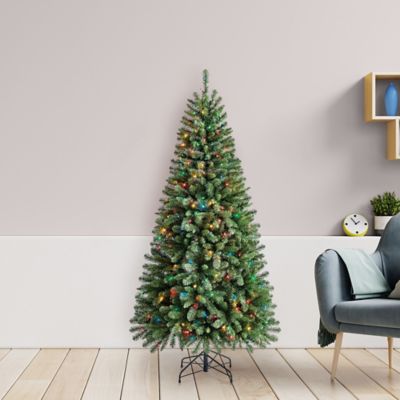 Red Shed 6.5FT Sausalito Pine Artificial Prelit Christmas Tree with Multicolor Lights Christmas tree