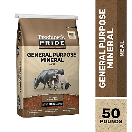Producer's Pride General Purpose Livestock Mineral Meal, 50 lb.