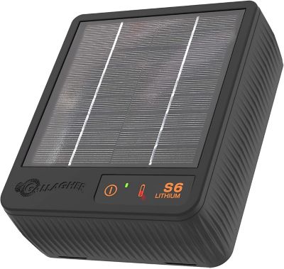 Gallagher 0.06 Joule S6 Lithium Solar Fence Energizer