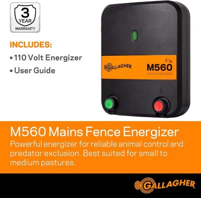 Image showing  4-Joule 75-Mile M560 Mains Fence Energizer