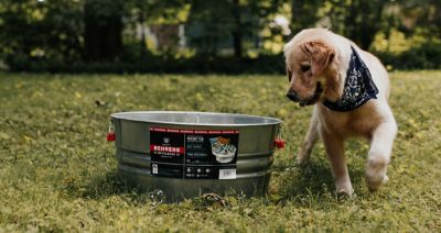 Image showing  17 gal. Galvanized Steel Round Tub