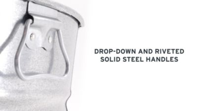 Image showing  17 gal. Galvanized Steel Round Tub