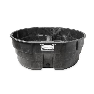 Rubbermaid 300 gal. Structural Foam Stock Tank, Black – 222993599