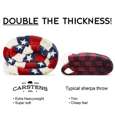 Image showing Sherpa Throw Americanan Plush