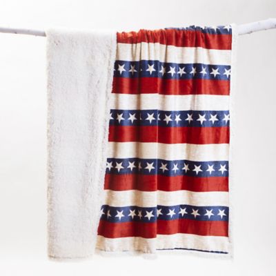 Image showing Sherpa Throw Americanan Plush