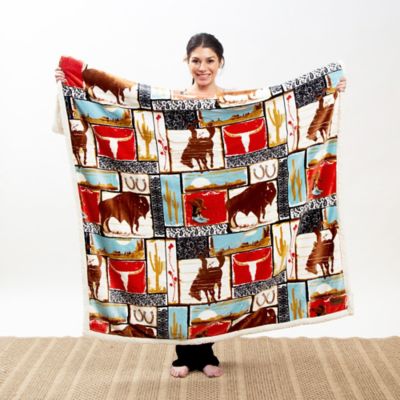 Image showing Throw Wrangler Vintage Western