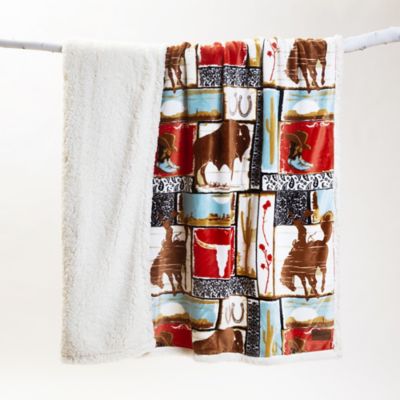 Image showing Throw Wrangler Vintage Western