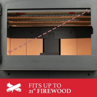 Image showing 6 th Ashley Wood Stove 2000 sq. ft. 89000BTU