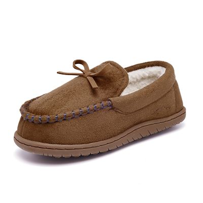 Blue Mountain Boys' Moccasin Slippers, 1-Pair