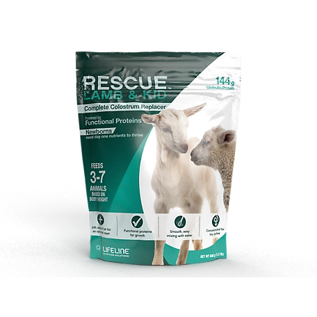 Lifeline Rescue Lamb & Kid Complete Colostrum Replacer, 600 G (1.3 lb.), 60096