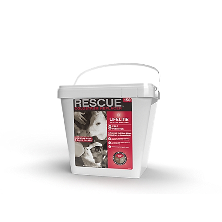 Lifeline Rescue 150G Colostrum Replacer, 8 Feedings, 3.4 Kg (8.8 lb.) Pail