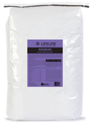 Lifeline Nourish 100G Colostrum Replacer, 25 lb. Bag, 25 Feedings, 61186