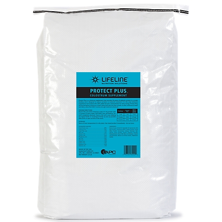 Lifeline Protect Plus 50G Colostrum Supplement, 25 lb. Bag, 25 Feedings, 60099