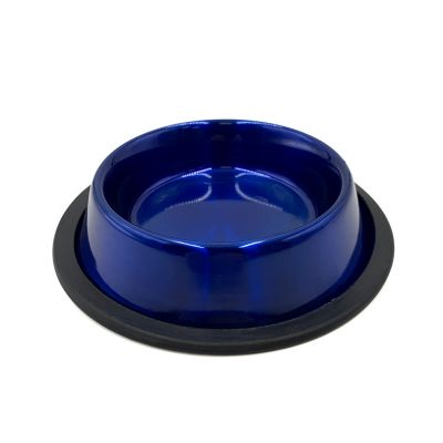 Danner Stainless Steel Anti-Skid Dog Bowl, 32 oz., Aruba Blue