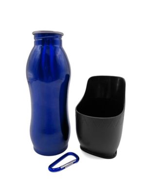 Image showing  Midnight Blue Portable Pet Travel Water Bottle, 25.4 oz.